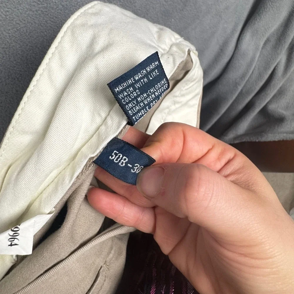 Polo Ralph Lauren Big Prospect Pant Mens 50x30‎ Khaki Tan Cotton Chino Trousers